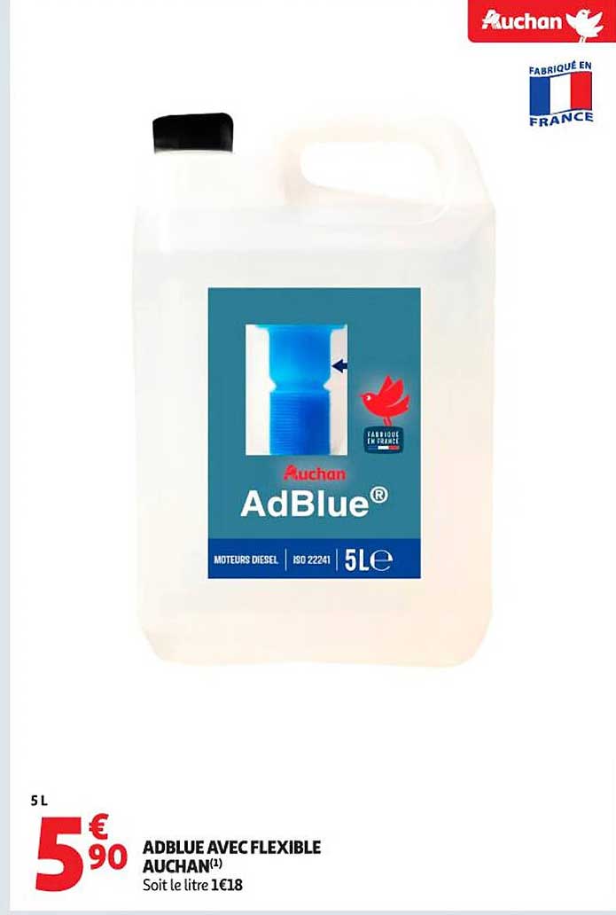 ADBLUE AVEC FLEXIBLE AUCHAN
