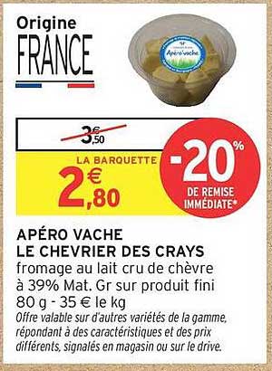 APÉRO VACHE LE CHEVRIER DES CRAYS