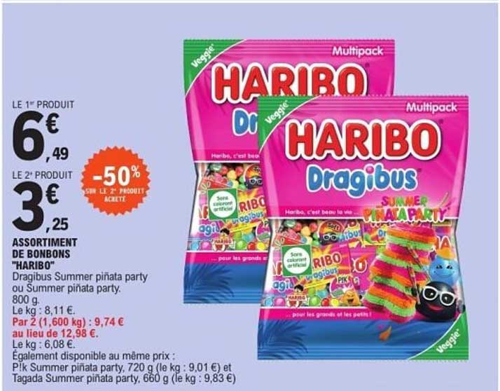 ASSORTIMENT DE BONBONS "HARIBO"