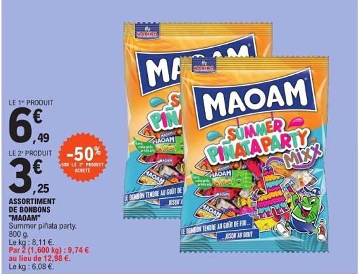 ASSORTIMENT DE BONBONS "MAOAM"