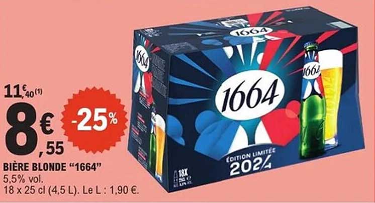 BIÈRE BLONDE "1664"