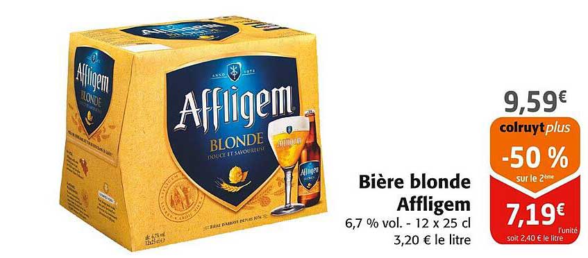 Bière blonde Affligem