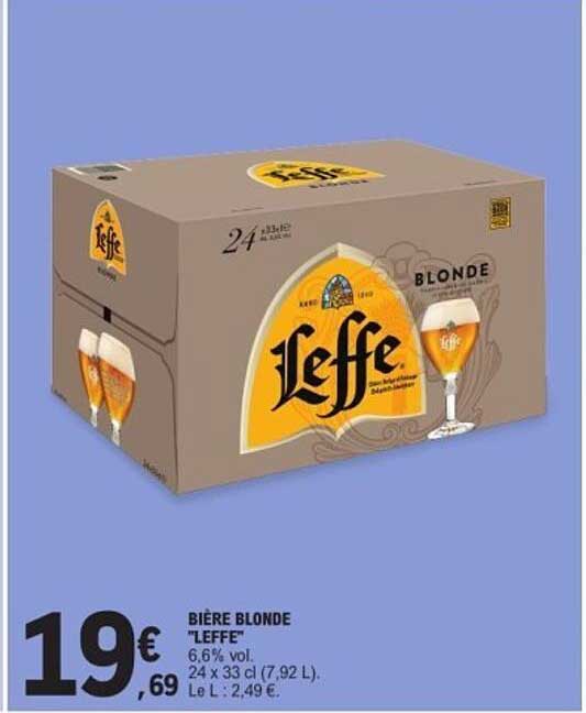 BIÈRE BLONDE "LEFFE"