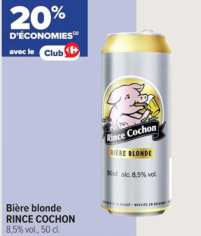 Bière blonde Rince Cochon