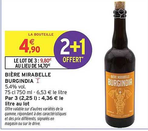 BIÈRE MIRABELLE BURGINDIA