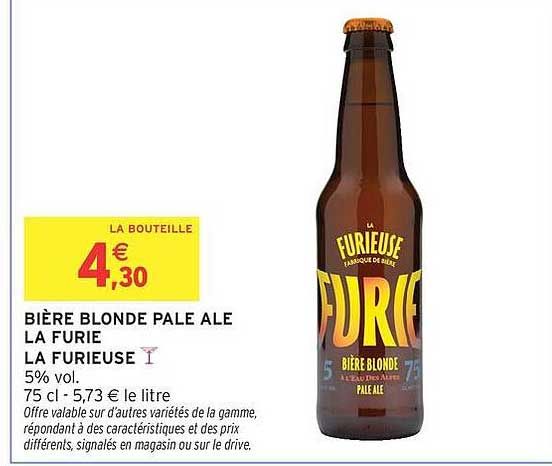 BIERRE BLONDE PALE ALE LA FURIEUSE