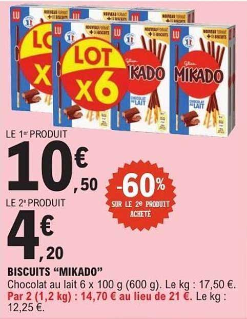 BISCUITS "MIKADO"