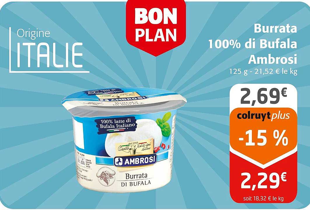 Burrata 100% di Bufala Ambrosi