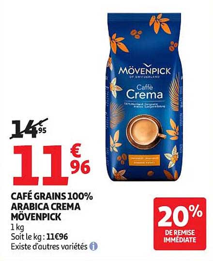 CAFÉ GRAINS 100% ARABICA CREMA MÖVENPICK