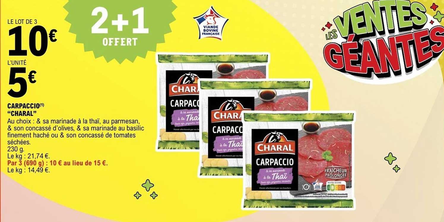 CARPACCIO "CHARAL"