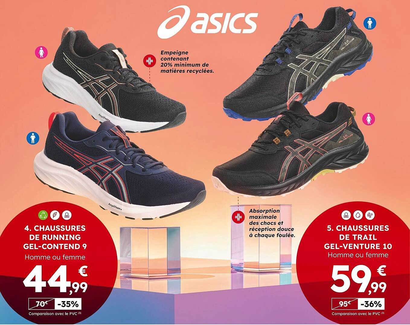 CHAUSSURES DE RUNNING GEL-CONTEND 9 Homme ou femme