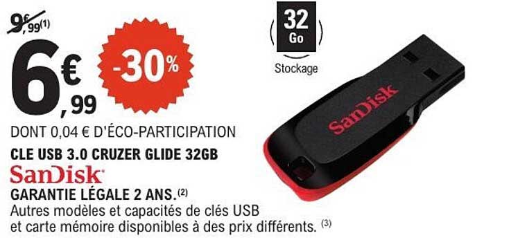 CLE USB 3.0 CRUZER GLIDE 32GB