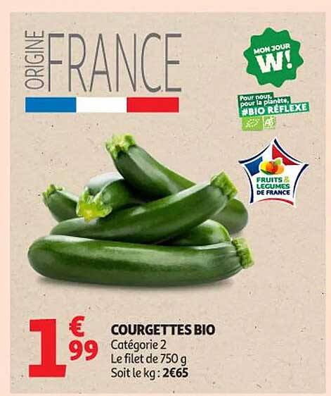 COURGETTES BIO