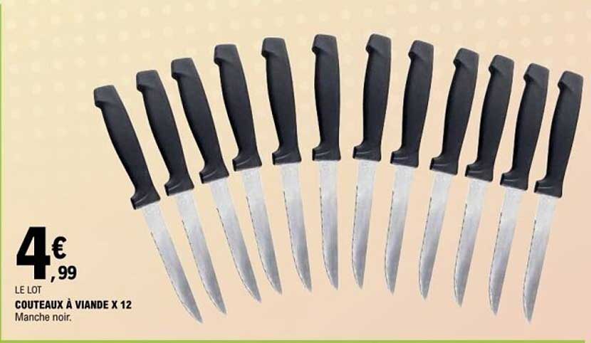 COUTEAUX À VIANDE X 12