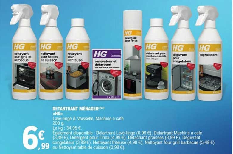DÉTARTRANT MÉNAGER «HG»