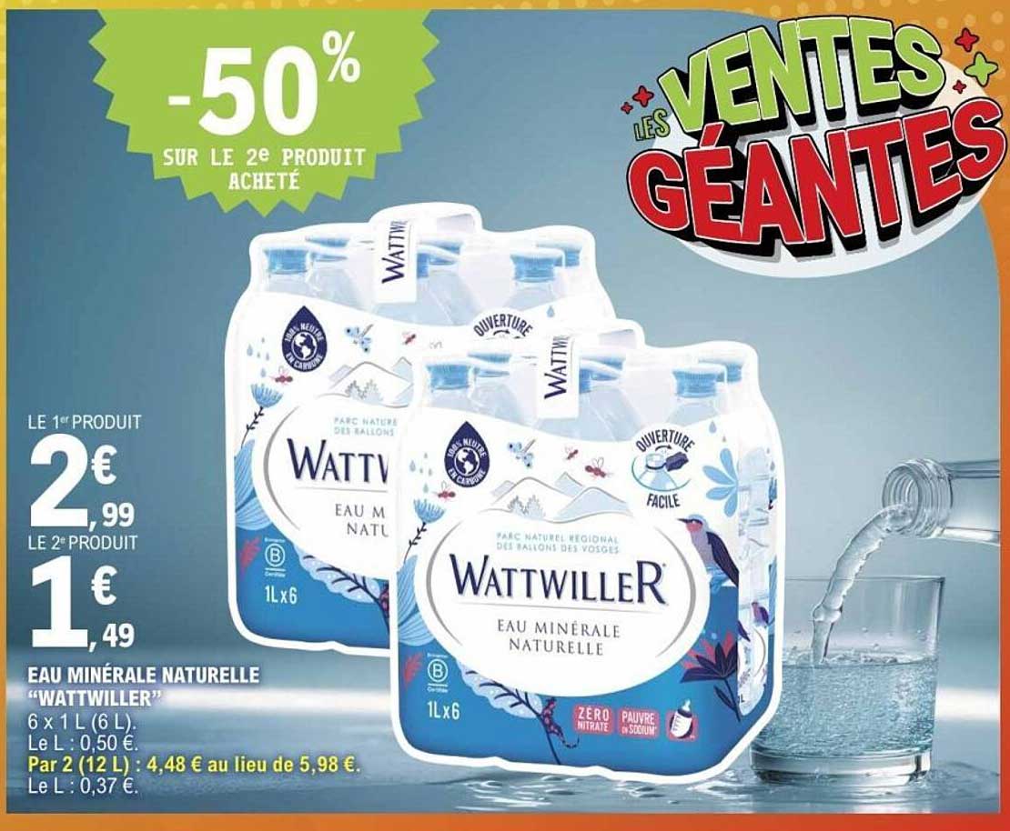 EAU MINÉRALE NATURELLE "WATTWILLER"