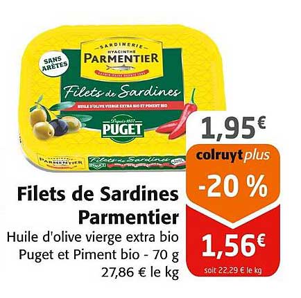 Filets de Sardines Parmentier