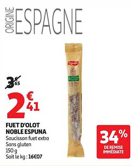 FUET D'OLOT NOBLE ESPUNA