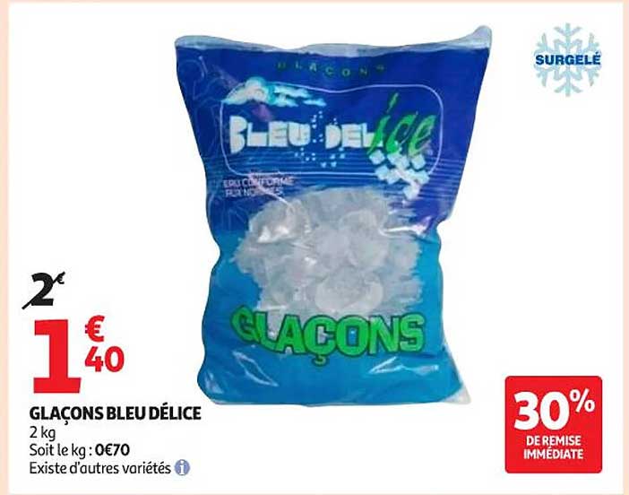 GLAÇONS BLEU DÉLICE
