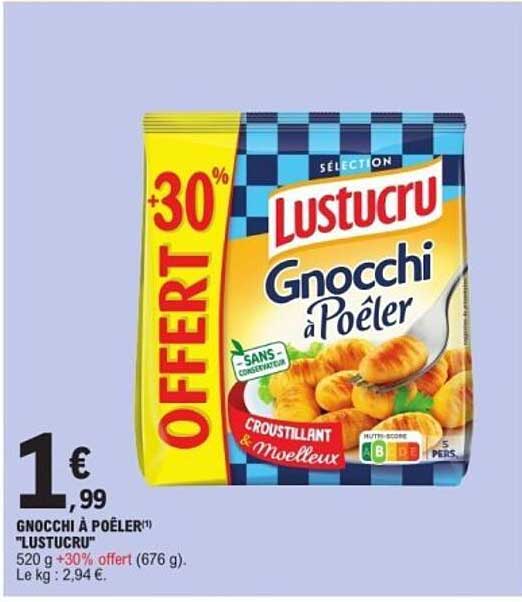 GNOCCHI À POÊLER "LUSTUCRU"
