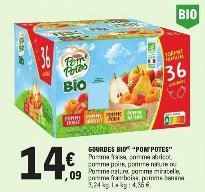 GOURDES BIO(5) "POM'POTES"