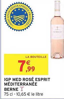 IGP MED ROSÉ ESPRIT MÉDITERRANÉE BERNE