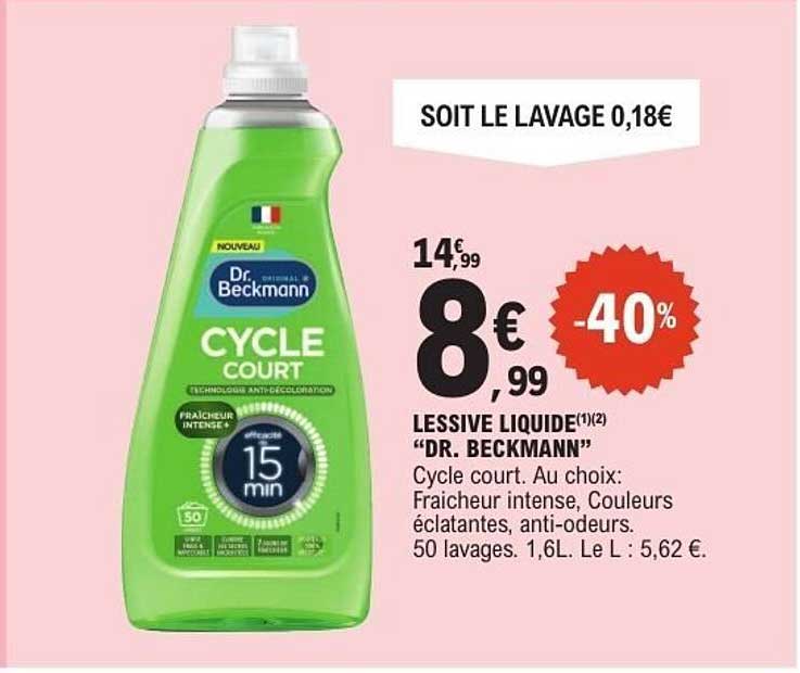 LESSIVE LIQUIDE "DR. BECKMANN"