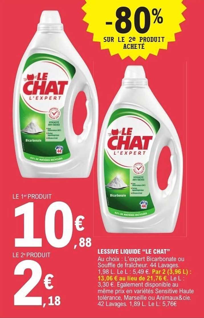 LESSIVE LIQUIDE “LE CHAT”
