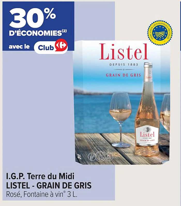 LISTEL - GRAIN DE GRIS