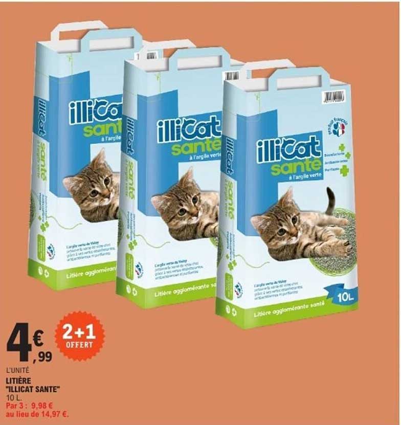 LITIÈRE "ILL'ICAT SANTÉ" 10 L