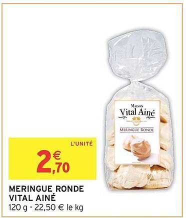 MERINGUE RONDE VITAL AÎNÉ