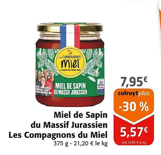 Miel de Sapin du Massif Jurassien Les Compagnons du Miel