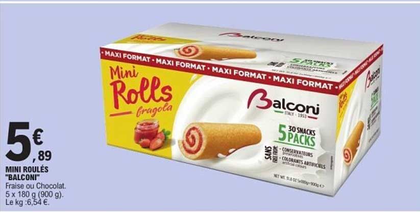 MINI ROLLÉS "BALCONI"