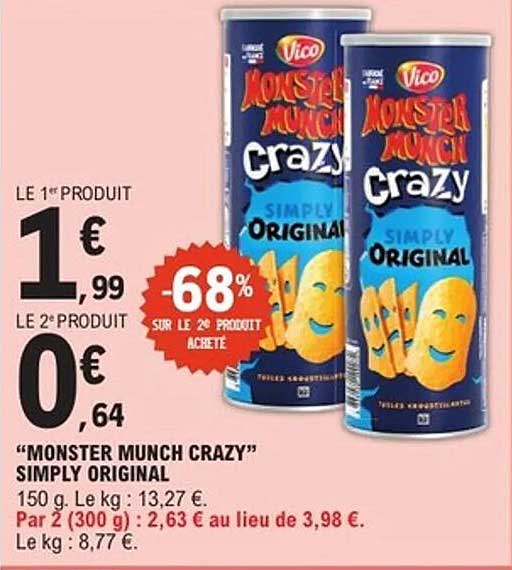MONSTER MUNCH CRAZY SIMPLY ORIGINAL
