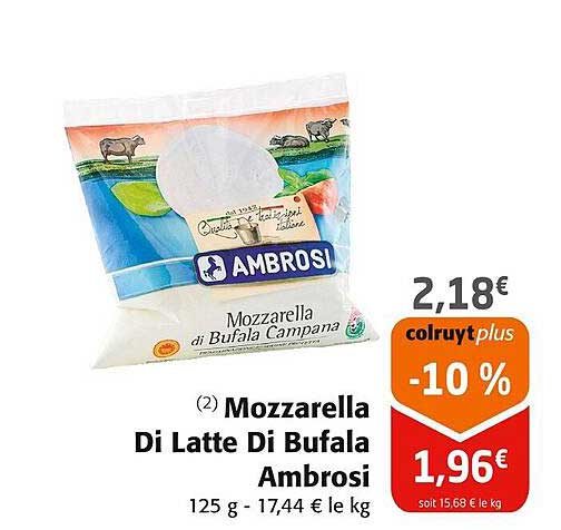 Mozzarella Di Latte Di Bufala Ambrosi