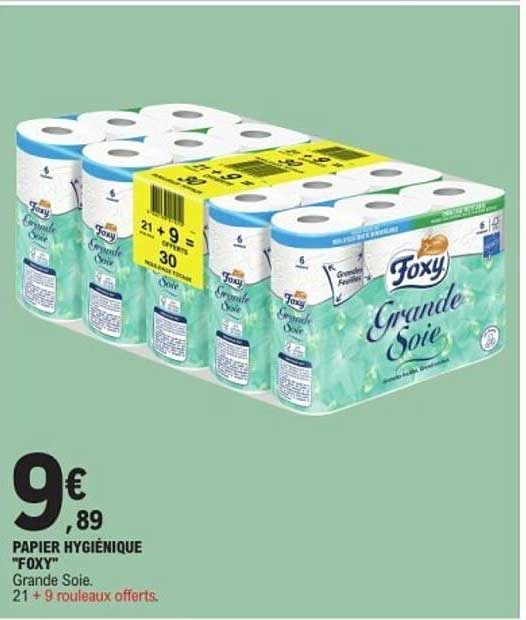 PAPIER HYGIÉNIQUE "FOXY"