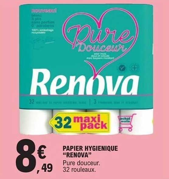 PAPIER HYGIENIQUE “RENOVA”
