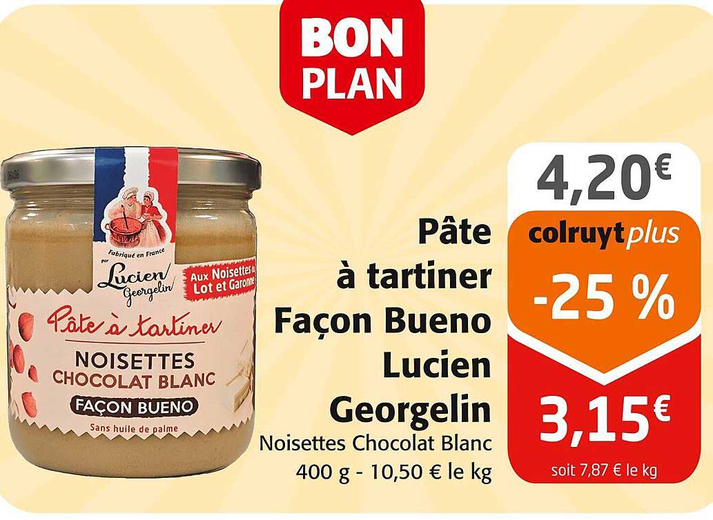 Pâte à tartiner Façon Bueno Lucien Georgelin