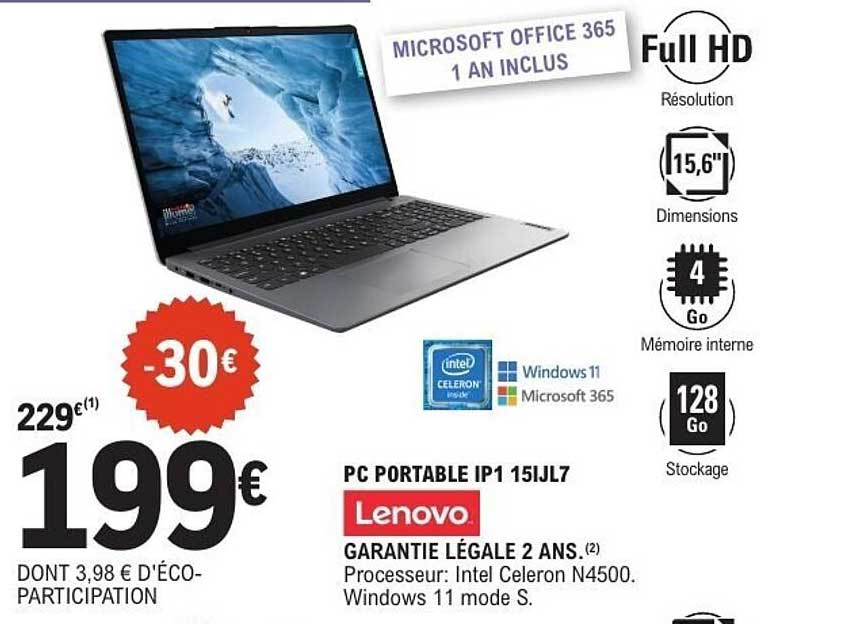 PC PORTABLE IP1 15IJL7