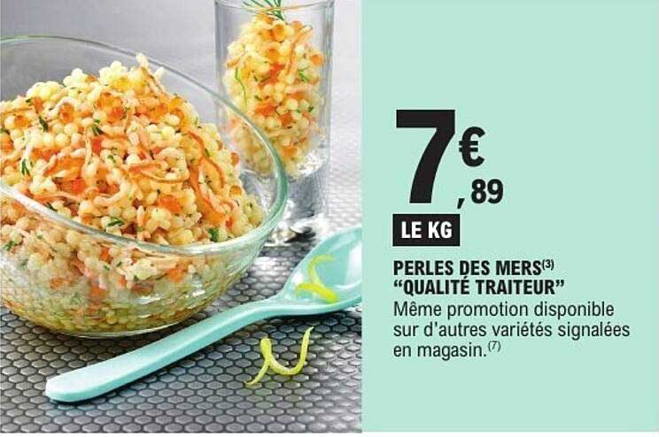 PERLES DES MERS "QUALITÉ TRAITEUR"