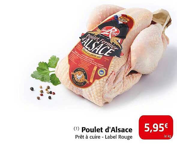 Poulet d’Alsace Prêt à cuire - Label Rouge