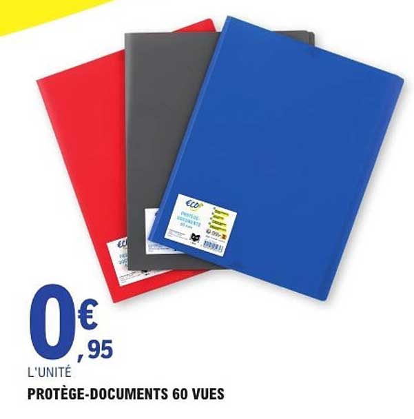 PROTÈGE-DOCUMENTS 60 VUES