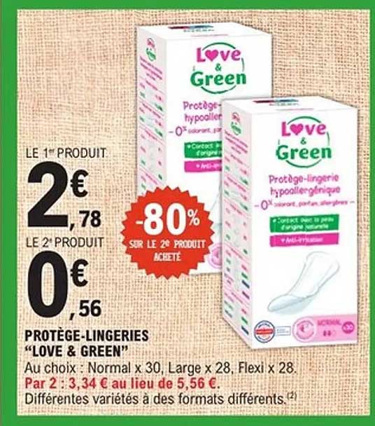 PROTÈGE-LINGERIES “LOVE & GREEN”