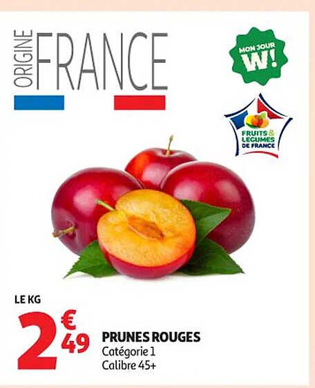 PRUNES ROUGES