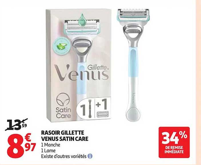 RASOIR GILLETTE VENUS SATIN CARE