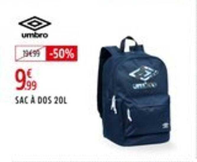 SAC À DOS 20L