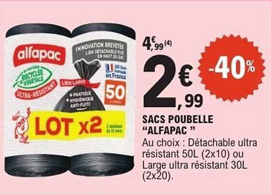 SACS POUBELLE "ALFAPAC"