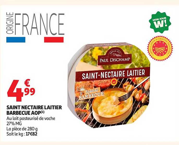 SAINT NECTAIRE LAITIER BARBECUE AOP