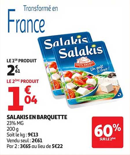 SALAKIS EN BARQUETTE
