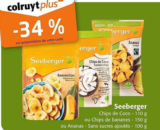 Seeberger -34 %